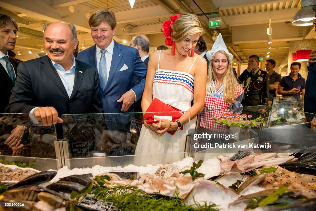 King And Queen Of The Netherlands Visit Italy : Day Three