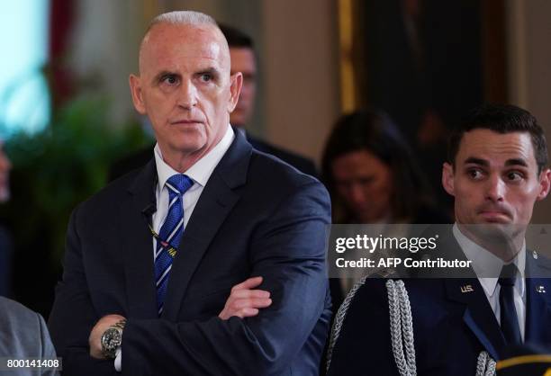 Director of Oval Office operations Keith Schiller attends the signing ceremony for the Department of Veterans Affairs Accountability and...