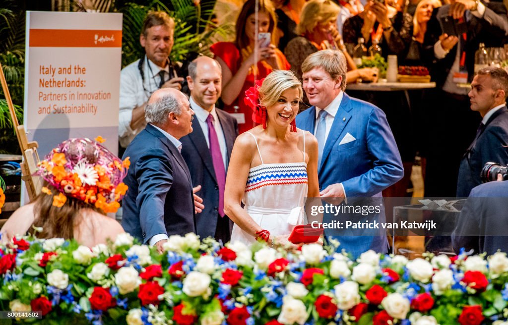 King And Queen Of The Netherlands Visit Italy : Day Three