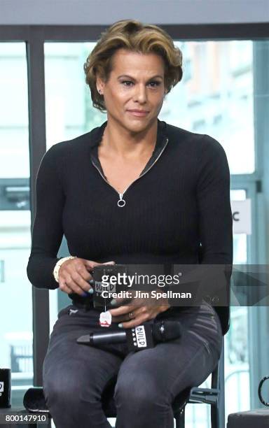 Alexandra Billings attends Build to discuss "Transparent" at Build Studio on June 23, 2017 in New York City.