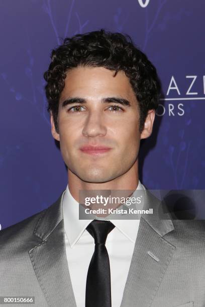 Darren Criss attends Logo's 2017 Trailblazer Honors at The Cathedral Church of St. John the Divine on June 22, 2017 in New York City. (Photo by...