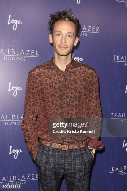 Wrabel attends Logo's 2017 Trailblazer Honors at The Cathedral Church of St. John the Divine on June 22, 2017 in New York City. (Photo by Krista...