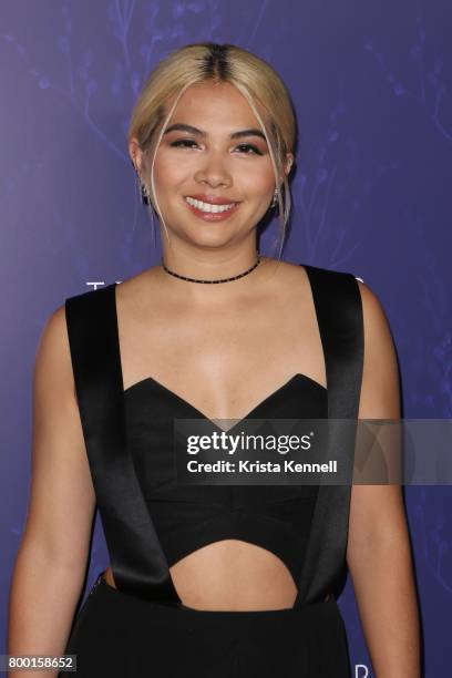 Hayley Kiyoko attends Logo's 2017 Trailblazer Honors at The Cathedral Church of St. John the Divine on June 22, 2017 in New York City.