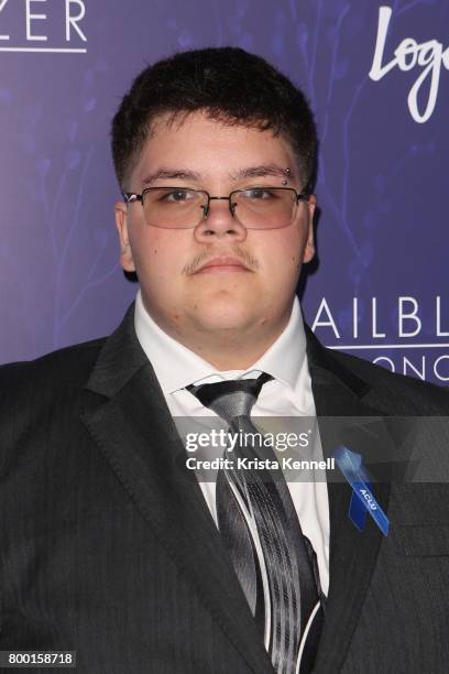 Gavin Grimm attends Logo's 2017 Trailblazer Honors at The Cathedral Church of St. John the Divine on June 22, 2017 in New York City. (Photo by Krista...