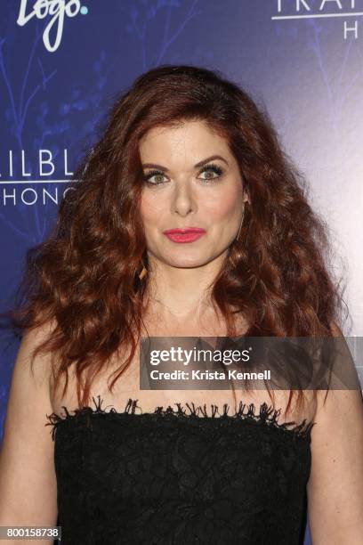 Debra Messing attends Logo's 2017 Trailblazer Honors at The Cathedral Church of St. John the Divine on June 22, 2017 in New York City. (Photo by...