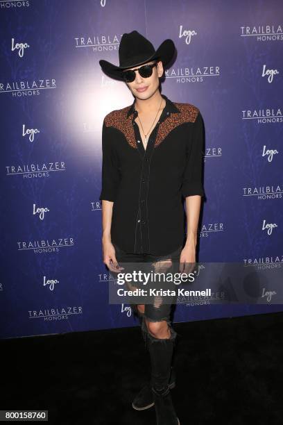 Valentina attend Logo's 2017 Trailblazer Honors at The Cathedral Church of St. John the Divine on June 22, 2017 in New York City. (Photo by Krista...