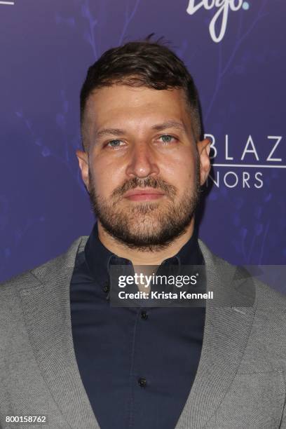 Damon Cardasis attends Logo's 2017 Trailblazer Honors at The Cathedral Church of St. John the Divine on June 22, 2017 in New York City. (Photo by...