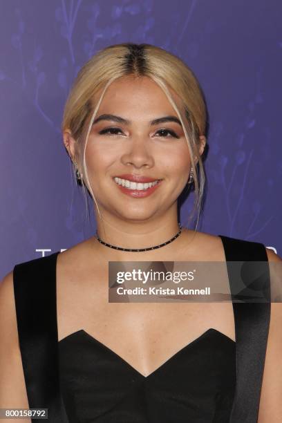 Hayley Kiyoko attends Logo's 2017 Trailblazer Honors at The Cathedral Church of St. John the Divine on June 22, 2017 in New York City.