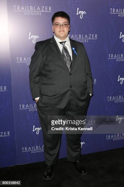 Gavin Grimm attends Logo's 2017 Trailblazer Honors at The Cathedral Church of St. John the Divine on June 22, 2017 in New York City. (Photo by Krista...