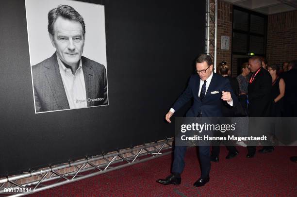 Actor Bryan Cranston attends the Cine Merit Award Gala during the Munich Film Festival 2017 at Gasteig on June 23, 2017 in Munich, Germany.