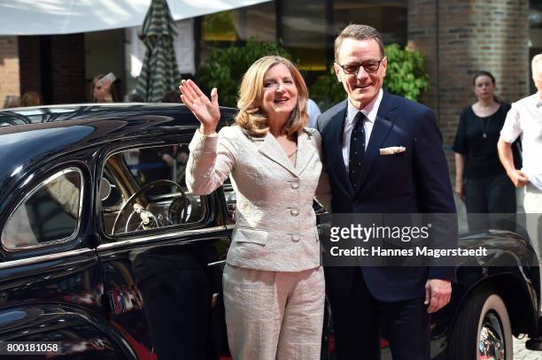 Bryan Cranston and Robin Swicord arrives for the Cine Merit Award Gala during the Munich Film Festival 2017 at Gasteig on June 23, 2017 in Munich,...