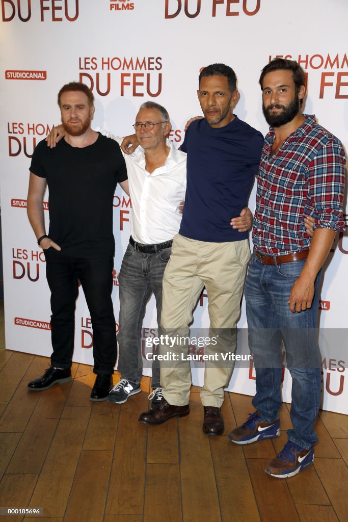 "Les Hommes Du Feu" Paris Premiere At Gaumont Beaugrenelle