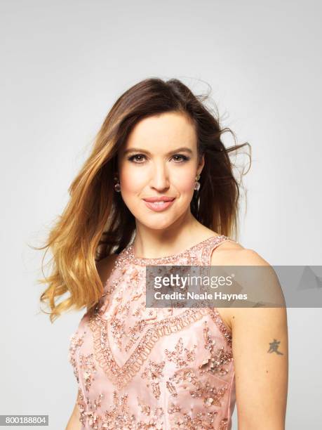 Tv presenter Charlie Webster is photographed for the Daily Mail on January 30, 2017 in London, England.