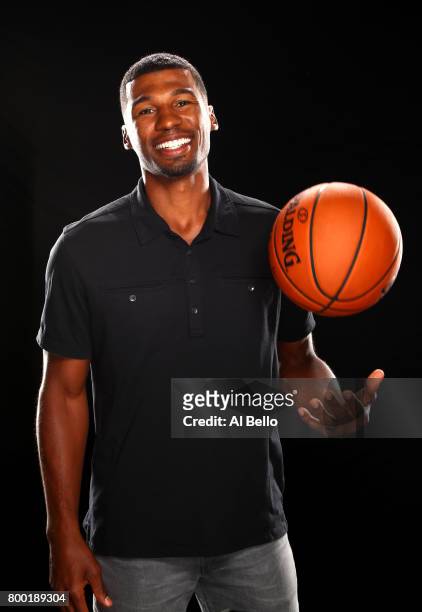 Player Ronnie Price poses for a portrait at NBPA Headquarters on June 23, 2017 in New York City.