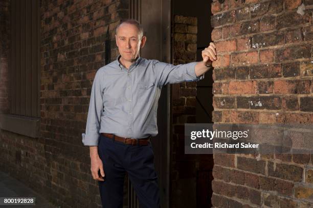 Theatre and film director Nicholas Hytner is photographed for the Observer on April 12, 2017 in London, England.