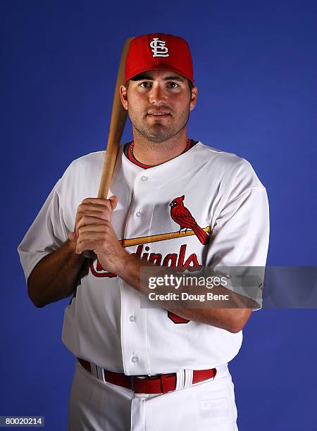 Troy Glaus of the St. Louis Cardinals during photo day at Roger Dean Stadium on February 26, 2008 in Jupiter, Florida.