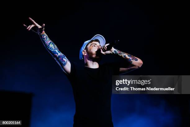 Casper performs during the first day of the Southside Festival on June 23, 2017 in Neuhausen, Germany.