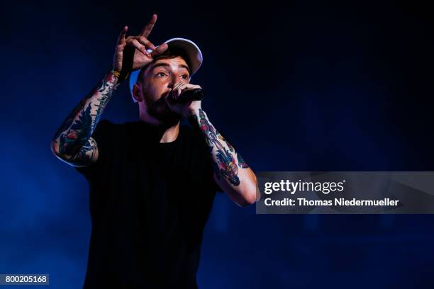 Casper performs during the first day of the Southside Festival on June 23, 2017 in Neuhausen, Germany.