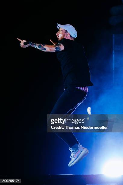 Casper performs during the first day of the Southside Festival on June 23, 2017 in Neuhausen, Germany.
