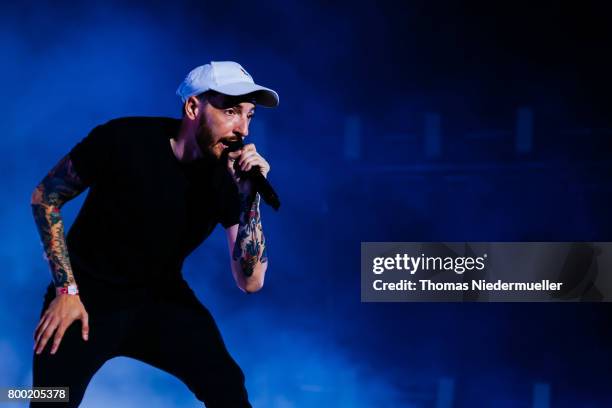 Casper performs during the first day of the Southside Festival on June 23, 2017 in Neuhausen, Germany.