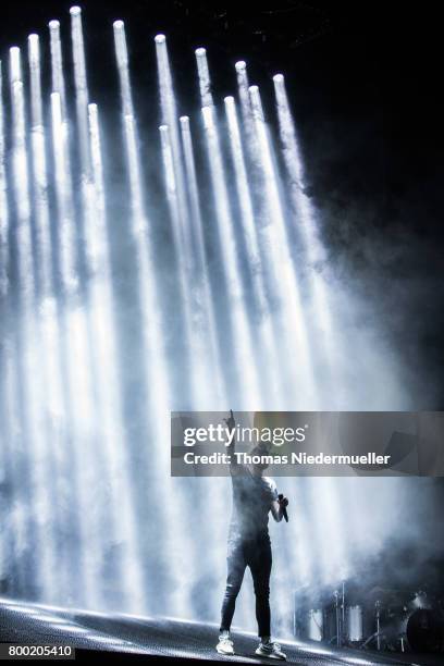 Casper performs during the first day of the Southside Festival on June 23, 2017 in Neuhausen, Germany.