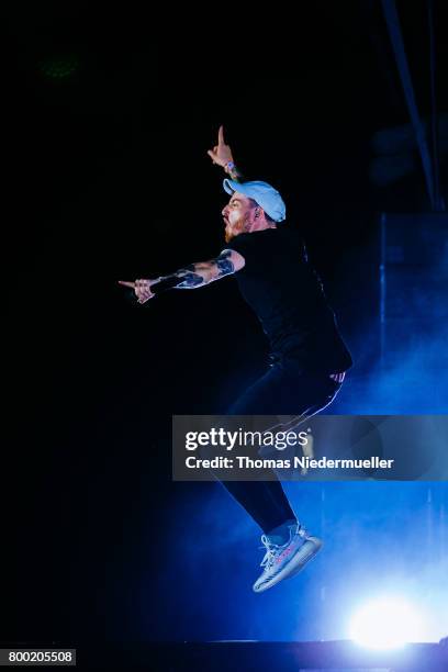 Casper performs during the first day of the Southside Festival on June 23, 2017 in Neuhausen, Germany.