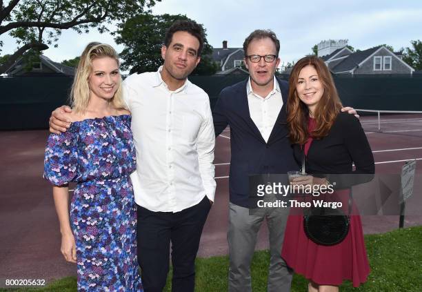 Wendy Neale Merry, Bobby Cannavale, Tom McCarthy and Dana Delany attend the Screenwriters Tribute during the 2017 Nantucket Film Festival - Day 3 on...