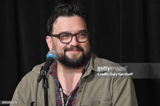 Horatio Sanz performs on stage during the 19th Annual Del Close Improv Comedy Marathon Press Conference at Upright Citizens Brigade Theatre on June...
