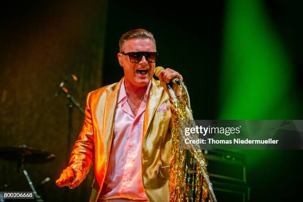 Spike Slawson of Me First and the Gimme Gimmes performs during the first day of the Southside festival on June 23, 2017 in Neuhausen, Germany.