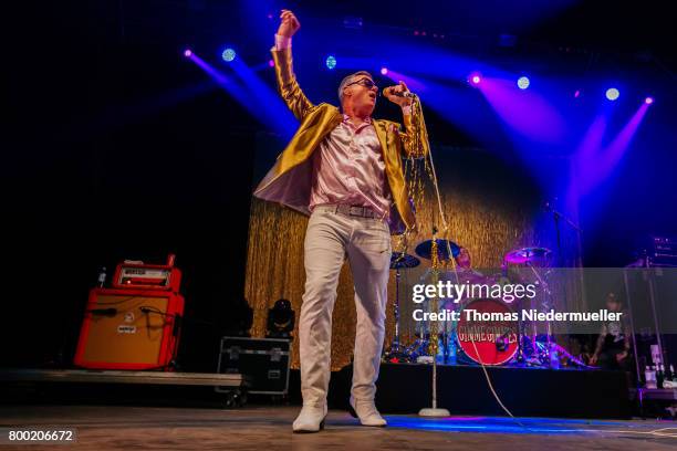 Spike Slawson of Me First and the Gimme Gimmes performs during the first day of the Southside festival on June 23, 2017 in Neuhausen, Germany.