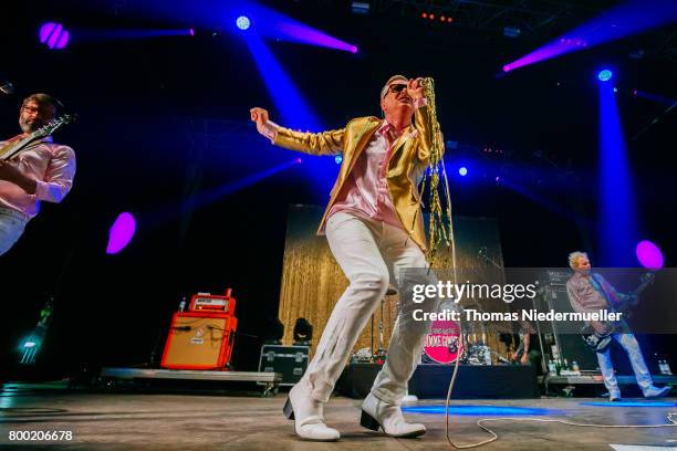 Spike Slawson of Me First and the Gimme Gimmes performs during the first day of the Southside festival on June 23, 2017 in Neuhausen, Germany.