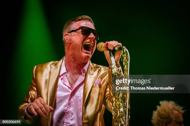 Spike Slawson of Me First and the Gimme Gimmes performs during the first day of the Southside festival on June 23, 2017 in Neuhausen, Germany.