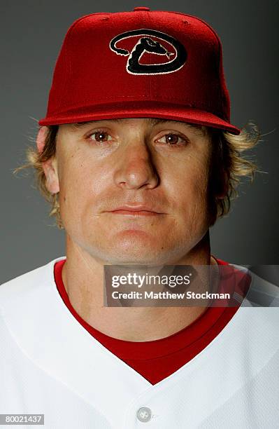 Eric Byrnes of the Arizona Diamondbacks poses for a portrait during photo day at their minor league facility February 26, 2008 Tucson, Arizona.