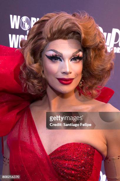 Valentina attends "RuPaul's Drag Race" Season 9 Finale Viewing Party at Stage 48 on June 23, 2017 in New York City.