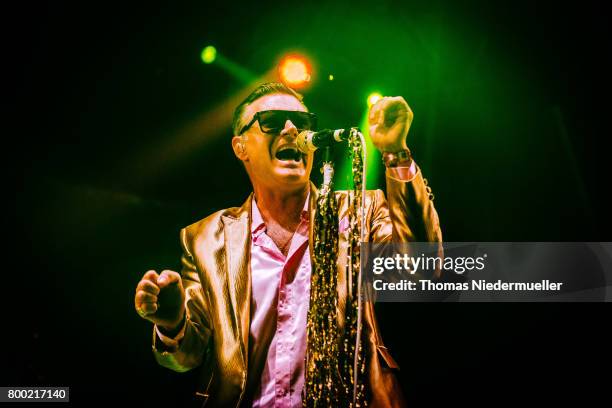 Spike Slawson of the Me First and the Gimme Gimmes performs during the first day of the Southside festival on June 23, 2017 in Neuhausen, Germany.