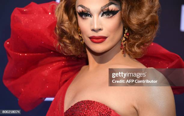 Valentina attends RuPaul's Drag Race Season 9 finale party on June 23, 2017 in New York. / AFP PHOTO / ANGELA WEISS