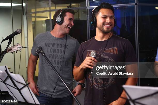 SiriusXM hosts Rich Davis and Steve Covino perform cover songs during DudeBro Convention 2017 at SiriusXM Studios on June 23, 2017 in New York City.