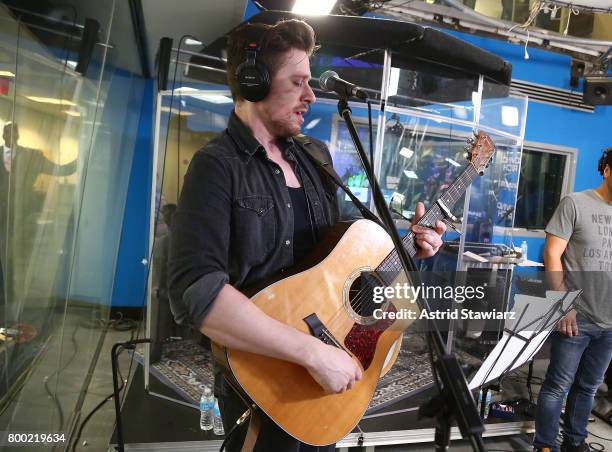 Handsome Gabe performs during DudeBro Convention 2017 at SiriusXM Studios on June 23, 2017 in New York City.