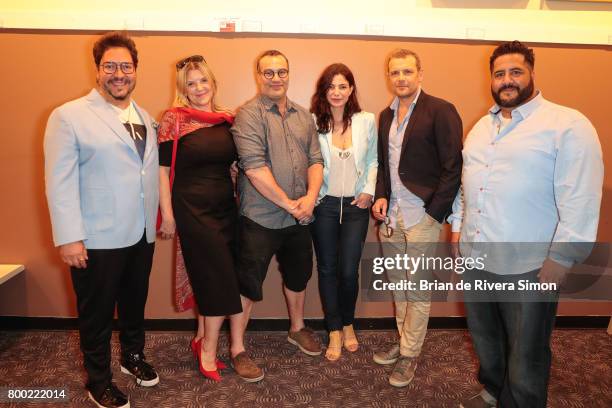Director Sergio Navarretta, Actors Kristina Nicoll, Tony Nappo, Krista Bridges, David Cubitt and Frank DeLuca attend the Canadian Theatrical Release...