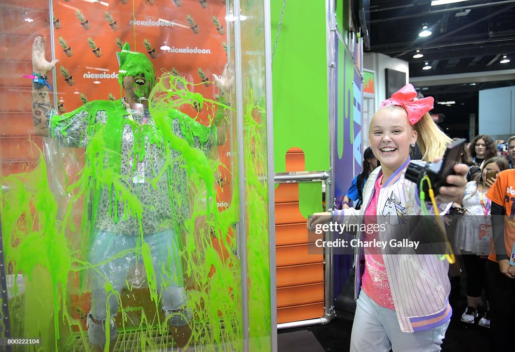Social Influencer, Nickelodeon Star JoJo Siwa at the Nickelodeon Booth at VidCon 2017