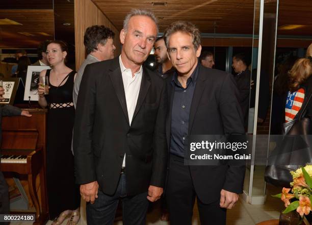 Nick Broomfield and Ben Stiller attend the Friday Night Party during 2017 Nantucket Film Festival - Day 3 on June 23, 2017 in Nantucket,...