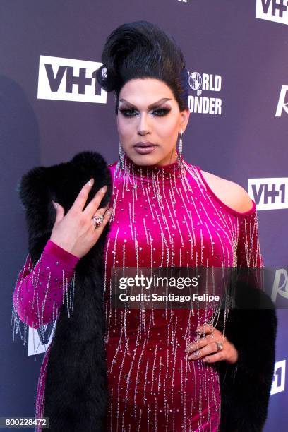 Alexis Michelle attends "RuPaul's Drag Race" Season 9 Finale Viewing Party at Stage 48 on June 23, 2017 in New York City.