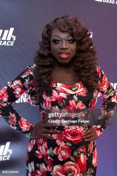 Bob The Drag Queen attends "RuPaul's Drag Race" Season 9 Finale Viewing Party at Stage 48 on June 23, 2017 in New York City.