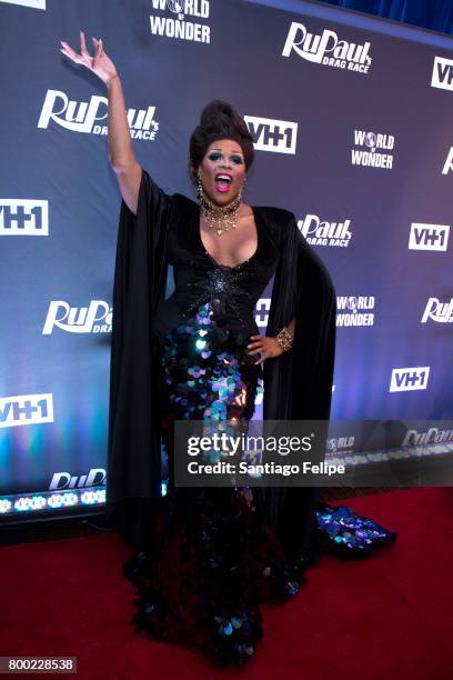 Peppermint attends "RuPaul's Drag Race" Season 9 Finale Viewing Party at Stage 48 on June 23, 2017 in New York City.