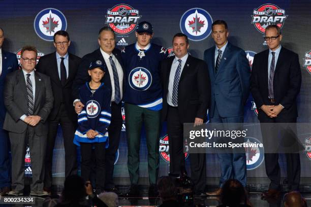 The Winnipeg Jets select right wing Kristian Vesalainen with the 24th pick in the first round of the 2017 NHL Draft on June 23 at the United Center...