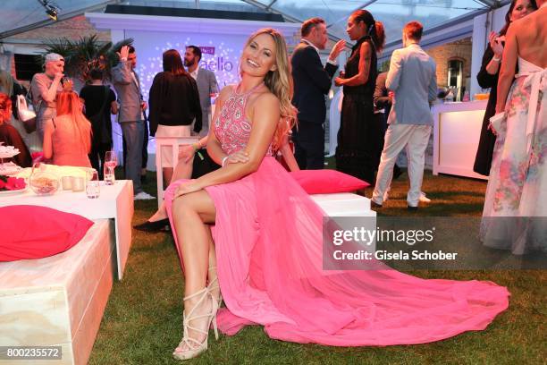 Former Miss Germany, Anne Julia Hagen during the Raffaello Summer Day 2017 to celebrate the 27th anniversary of Raffaello, at 'Koenigliche Porzellan...