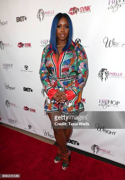 Rapper Remy Ma at MC Lyte Honors Remy Ma & Wale During the 5th Year Anniversary Celebration of Hip Hop Sisters Foundation at Wilshire Lofts on June...