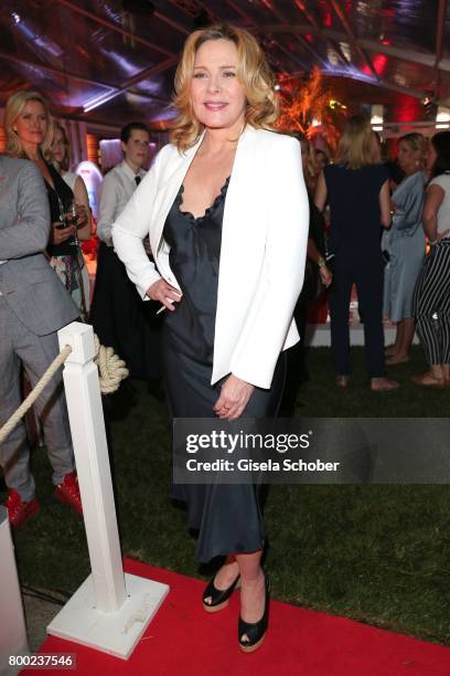 Kim Cattrall during the Raffaello Summer Day 2017 to celebrate the 27th anniversary of Raffaello, at 'Koenigliche Porzellan Manufaktur' Berlin on...