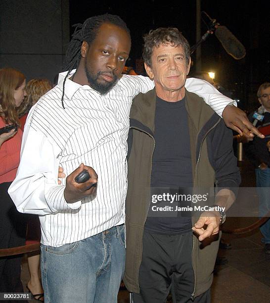 Wyclef Jean and Lou Reed