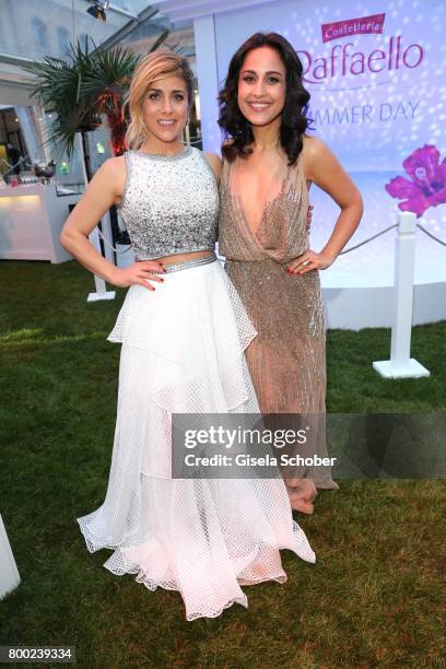 Panagiota Petridou and Nina Moghaddam during the Raffaello Summer Day 2017 to celebrate the 27th anniversary of Raffaello, at 'Koenigliche Porzellan...